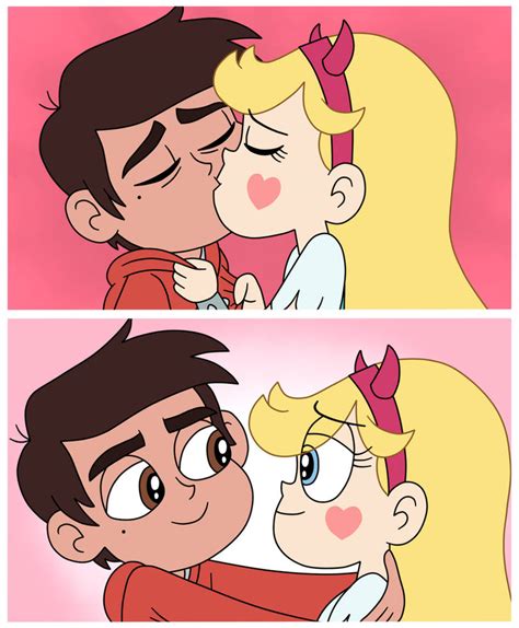 marco and star kiss|starco moments.